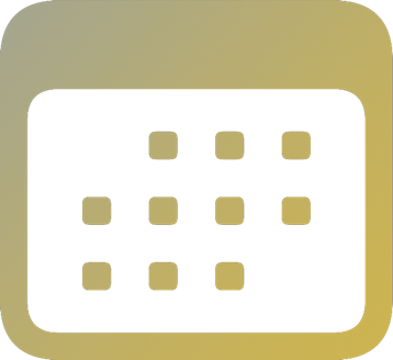 A calendar icon representing the Calendar and Reminder feature in E.X.I.T., helping users stay organized by syncing tasks and important dates effortlessly.