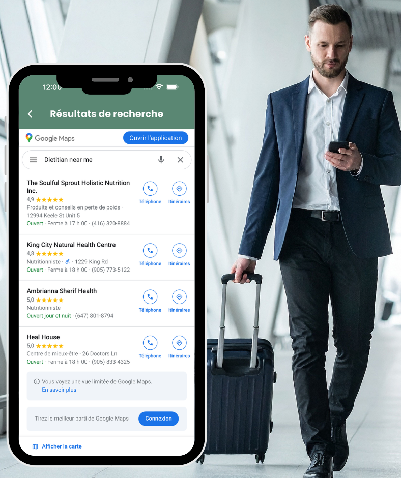 application de santé pour les voyages