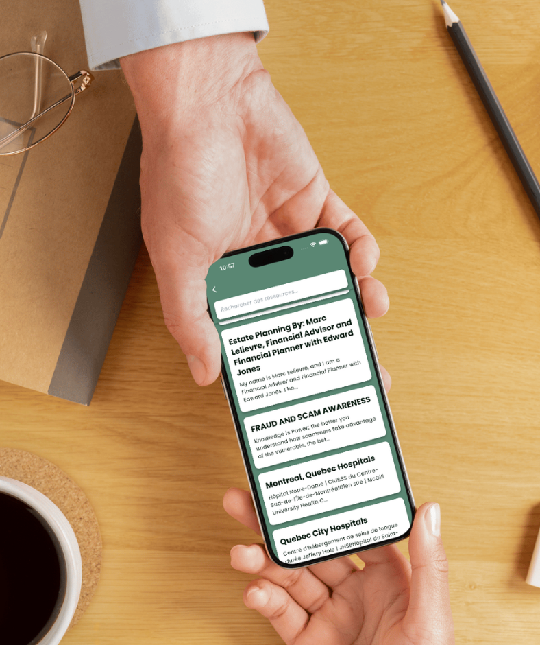 application de planification des ressources en fin de vie